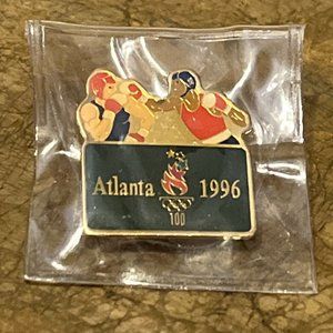 1996 Boxing Olympic Pin ~ Atlanta Summer Games